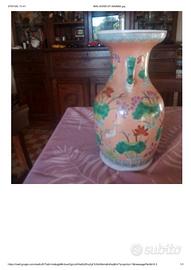 Antico vaso cinese Dinastia Qing
