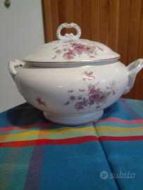 Zuppiera Laveno Tonda decorata