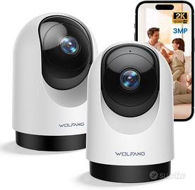 Telecamera Sorveglianza WOLFANG 2K 360° Alexa