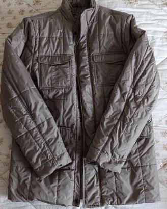 Piumino, trapunta giacca trapuntata invernale beig