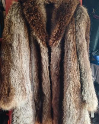 PELLICCIA VOLPE ARGENTATA CALDISSIMA E AVVOLGENTE 