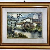Quadro Paesaggio Olio su Tela 30x40 Gisella Macaro