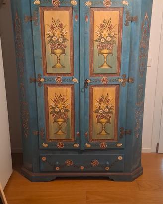 armadio tirolese fatto a mano cm  130x60  