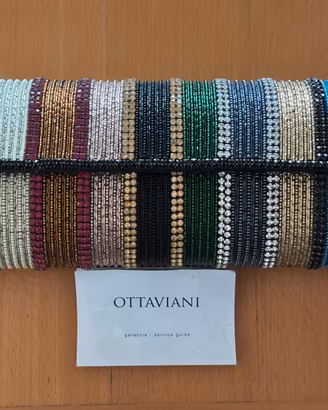 Clutch Ottaviani Bijoux strass e perline