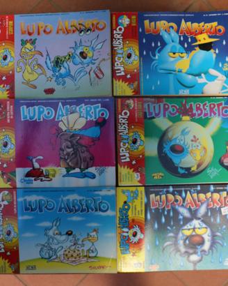 6 Fumetti "Lupo Alberto" + 1 Fumetto "Cattivik"