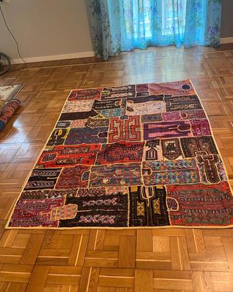 Coperta Patchwork Indiana – Artigianato Rajasthan 