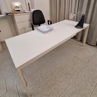 Scrivania metallo bianco