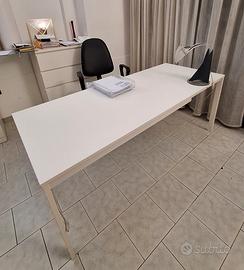 Scrivania metallo bianco