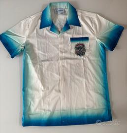 Camicia Casablanca Tennis Club Seta/Satin Sfumata