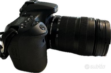 Canon 70D + 55-250 + 18-135 + 50 + 3 batt e grip