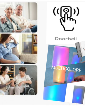 Campanello porta casa o emergenza anziani/disabili