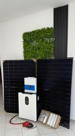 Kit fotovoltaico 6kw con batteria 15kwh litio wifi