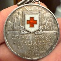 Medaglia gettone croce rossa ww1 grande guerra ww2