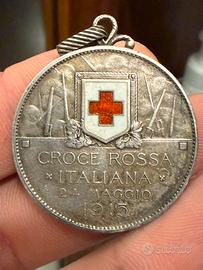 Medaglia gettone croce rossa ww1 grande guerra ww2