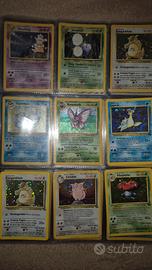carte pokemon ita eng holo primi set vintage