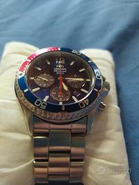 Orient Mako Solar Chronograph Pepsi - RA-TX0201L -