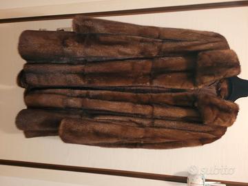 PELLICCIA VISONE DONNA MARRONE