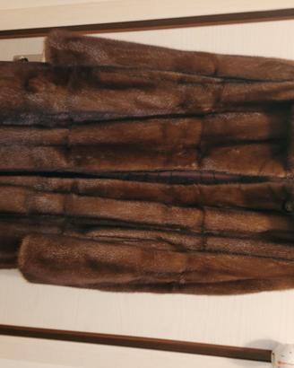 PELLICCIA VISONE DONNA MARRONE