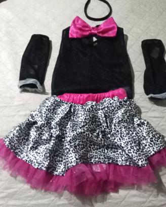 Costume carnevale Minni  per bimba 5 /6 anni