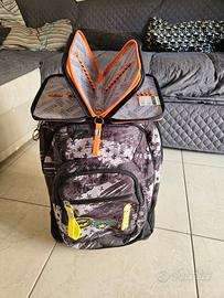 Zaino scuola Seven con trolley 2 in 1 +astuccio Se