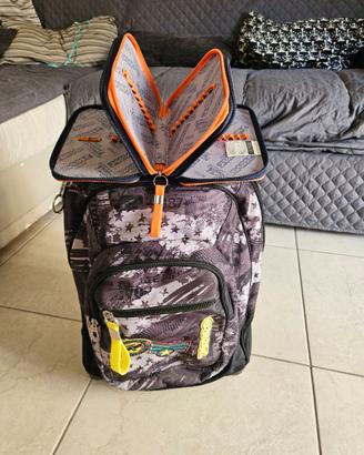 Zaino scuola Seven con trolley 2 in 1 +astuccio Se