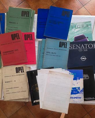 Manuali di officina OPEL anni '70 e '80