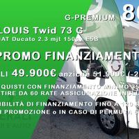 CAMPER MCLOUIS DUCATO MANSARDATO 6 POSTI LETTI GEM