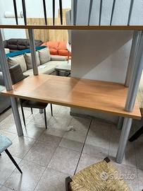 Tavolo in legno colore ciliegio 160x90 nuovo