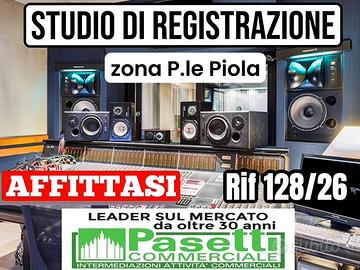 STUDIO DI REGISTRAZIONE in zona P.le Piola