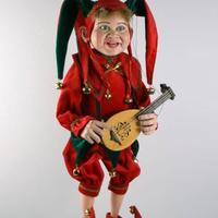 Marionetta Giullare con Mandolino