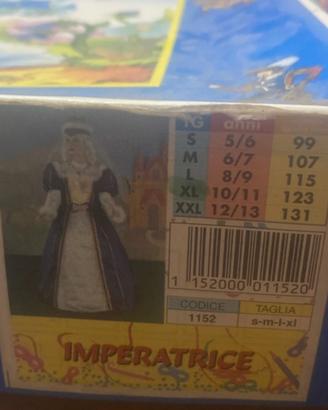 Vestito imperatrice carnevale