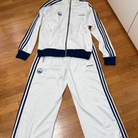 Tuta Adidas Unisex tg M pari al nuovo bianca e blu
