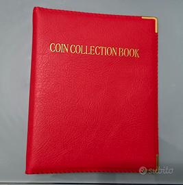 Coin collection book porta monete
