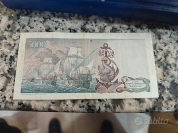 Banconota Cinquemila Lire