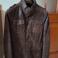 Giacca uomo in pelle scamosciata 