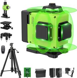 【con Treppiede】Livella Laser Autolivellante 4 X360