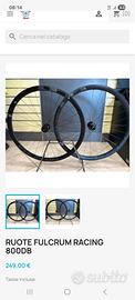 Ruote Fulcrum Racing 800 DB