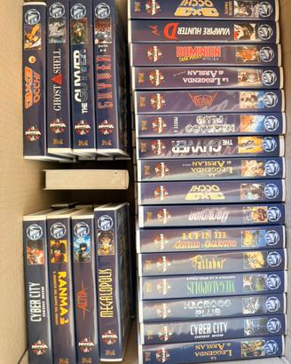 Colleziona completa 49 vhs Manga Mania
