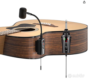 Microfono Wireless per Chitarra UHF