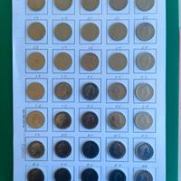 Seria completa 50 lire"1954-1989"prezzo trattabile