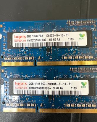 ram ddr3 sodimm 4gb 2x2gb