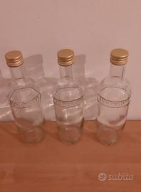 n.3 bottiglie in vetro con scritta BIOLOGICO  da ½