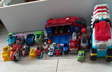 Giochi  paw patrol,spidey, hotweels, super mario