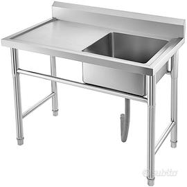 Lavello Cucina Acciaio 40 X 40 Cm Resistente Alla 