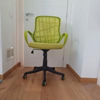 Sedia scrivania con rotelle