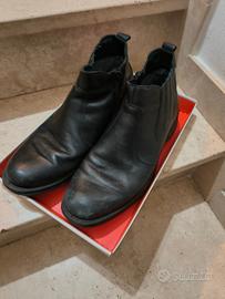 Stivaletti Uomo Pelle Nera Chelsea 45