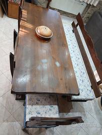 tavolo legno massello