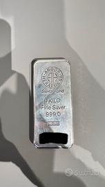 Lingotto argento 1Kg Argor
