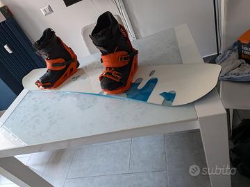 Set Snowboard SLASH ATV 157, attacchi k2,scarponi