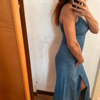 Vestito  lungo Benetton tg.XS.  Denim